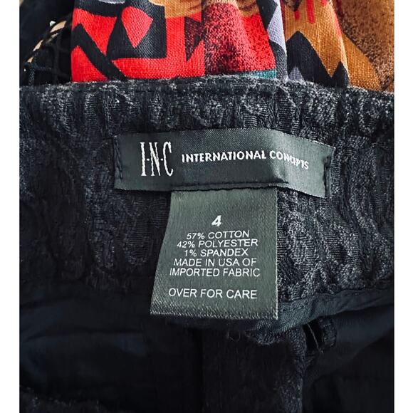 VTG 90s Brocade Black Shorts Size 4/small goth Vampire Witchy Grunge - Picture 5 of 6